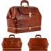 Leather Men Bag - Italian Handmade Medical Bag - Vintage Style Handbag - Real Leather Briefcase