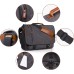 Messenger  Men Bag 17-17.3 Inch Laptop Bag Water-resistant Canvas Computer Shoulder Bag Briefcase fo