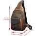 Men Outdoor Casual Travel Hiking Tea Crossbody Chest Sling Bag Rig One Shoulder Strap Men Bag Backpa