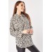 Animal Print Flap Pockets Shirt