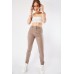 Button Fly Front Skinny Trousers