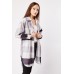 Checkered Dip Hem Shirt