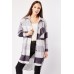 Checkered Dip Hem Shirt