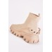 Chunky Chain Sock Ankle Boots
