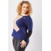 Colour Block Sateen Blouse