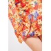 Frill Floral Mini Skirt