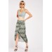 Front Detail Wrap Midi Skirt
