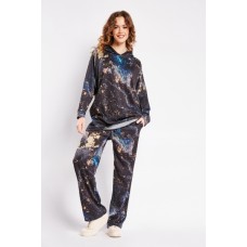 Galaxy Printed Hoodie And Joggers Set