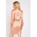 Lapel Front Wrap Mini Dress