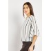 Monochrome Striped Blouse