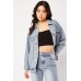 Pocket Flap Front Denim Jacket