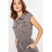 Sleeveless Denim Playsuit