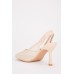 Square Toe Mesh Heels