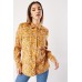 Textured Floral Cotton Shirt
