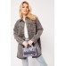Washed Denim Longline Jacket